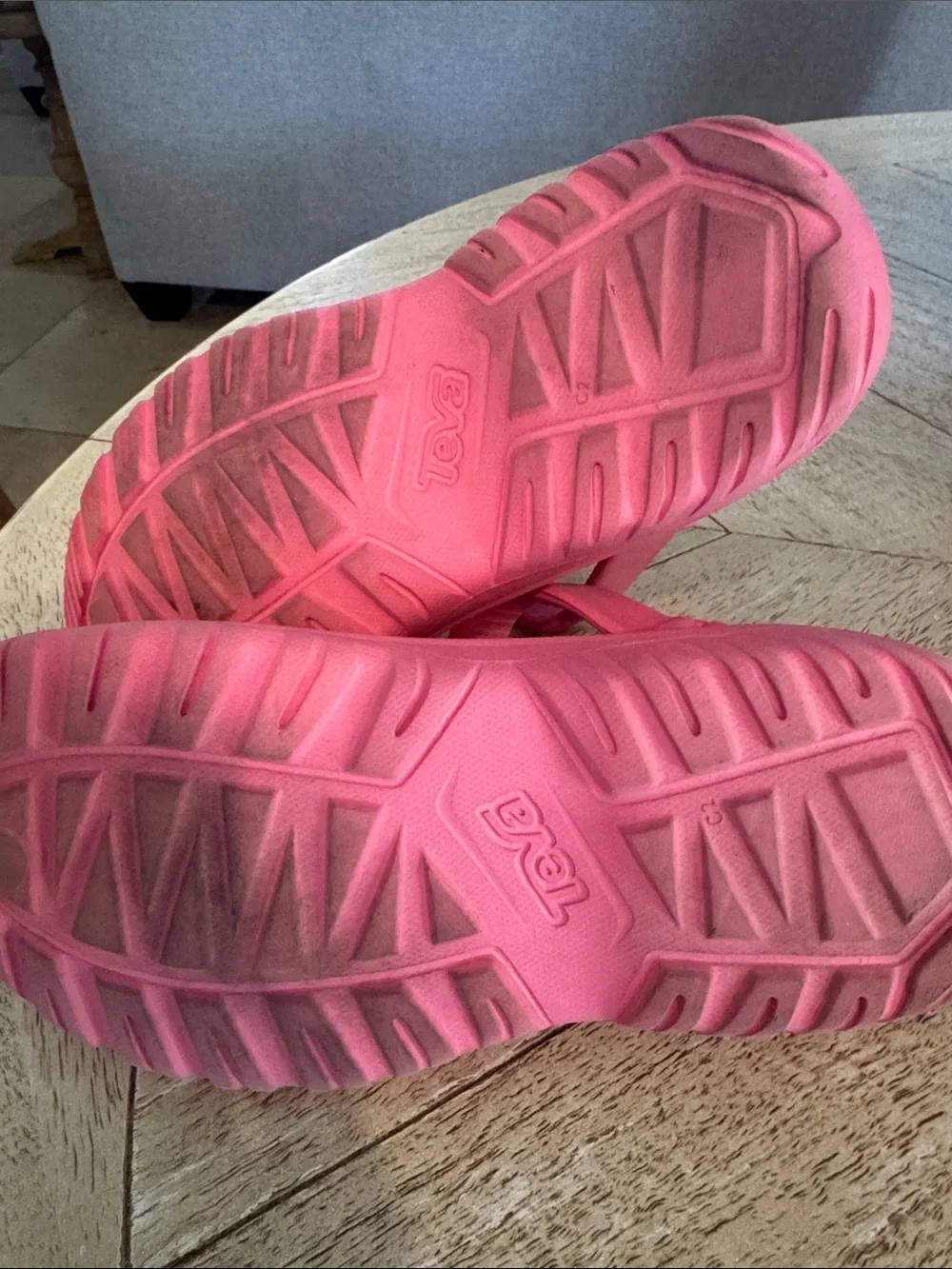 Teva Kids Pink Adjustable Strap Sandals